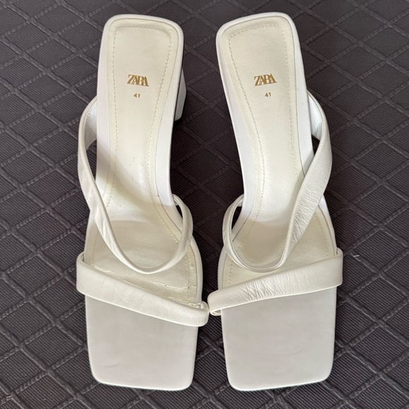 Zara Women's Elegant White Heels, Women’s 41 - Picture 2 of 4
